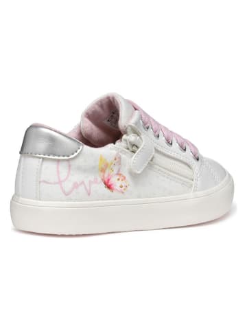Geox Sneakersy "Gisli" w kolorze biało-jasnoróżowym