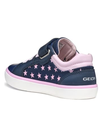 Geox Sneakers "Gisli" donkerblauw/lichtroze