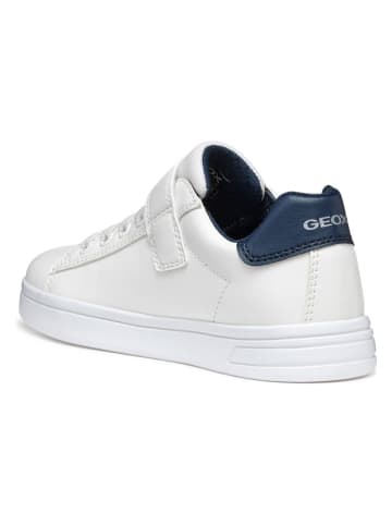 Geox Sneakersy "DJRock" w kolorze biało-granatowym