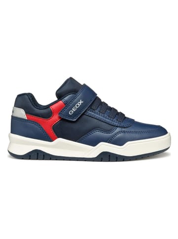 Geox Sneakers "Perth" in Dunkelblau/ Rot