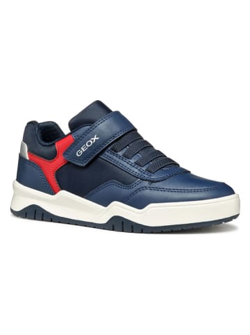 Geox Sneakers "Perth" in Dunkelblau/ Rot