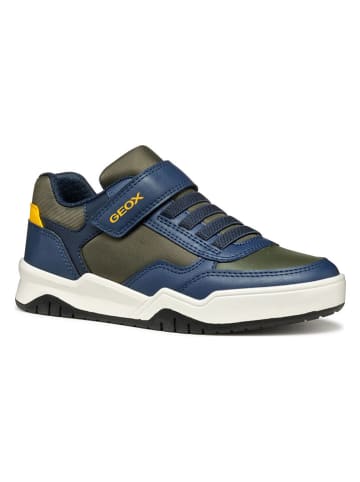 Geox Sneakers "Perth" in Khaki/ Blau