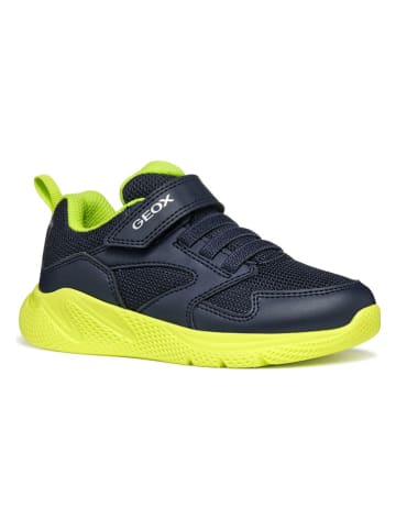 Geox Sneakersy "Sprintye" w kolorze granatowo-żółtym