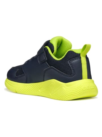 Geox Sneakersy "Sprintye" w kolorze granatowo-żółtym