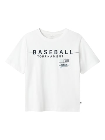 name it Shirt "Dennim" in Weiß
