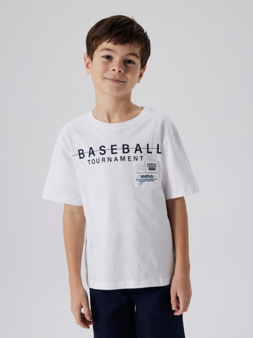 name it Shirt "Dennim" in Weiß