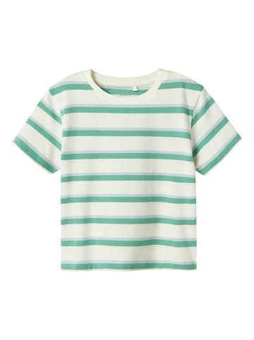 name it Shirt "Daniel" in Weiß/ Grün