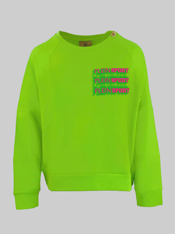 Plein Sport Sweatshirt in Hellgrün