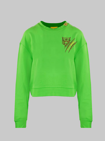 Plein Sport Sweatshirt in Hellgrün