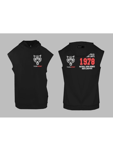 Plein Sport Hoodie in Schwarz/ Rot