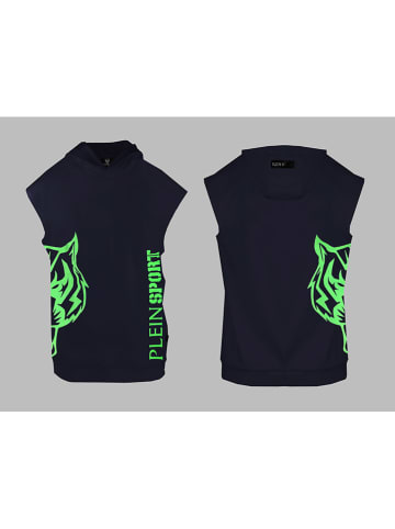 Plein Sport Bluza w kolorze granatowo-zielonym