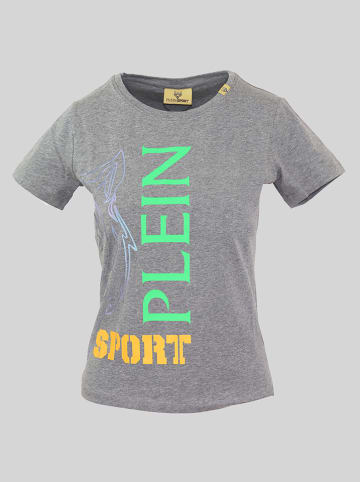Plein Sport Koszulka w kolorze szarym