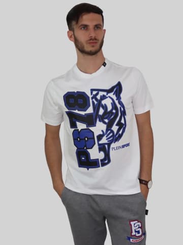 Plein Sport Koszulka w kolorze białym