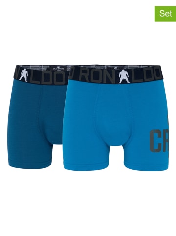 CR7 2er-Set: Boxershorts in Blau