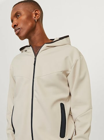 Jack & Jones Sweatjacke in Creme