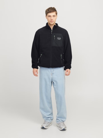 Jack & Jones Fleecejacke in Schwarz