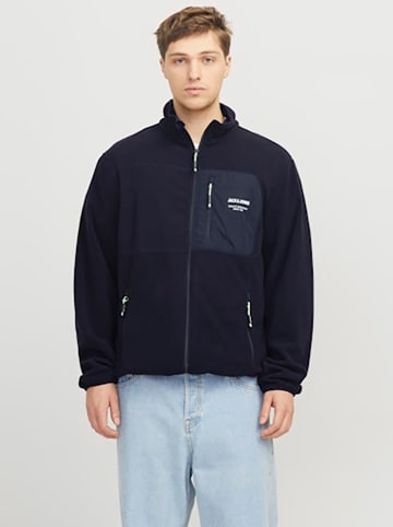 Jack & Jones Fleecejacke in Dunkelblau