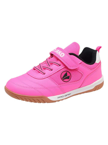 Jako Hallen-Fußballschuhe "Winger" in Pink