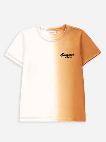 Coccodrillo Shirt in Weiß/ Hellbraun