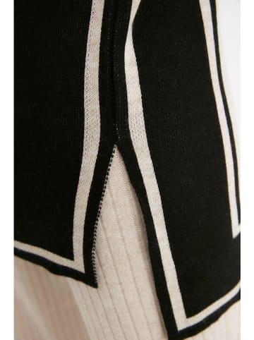 trendyol Pullover in Beige/ Schwarz