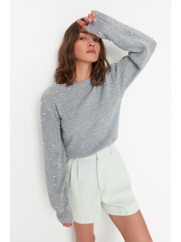 trendyol Pullover in Grau