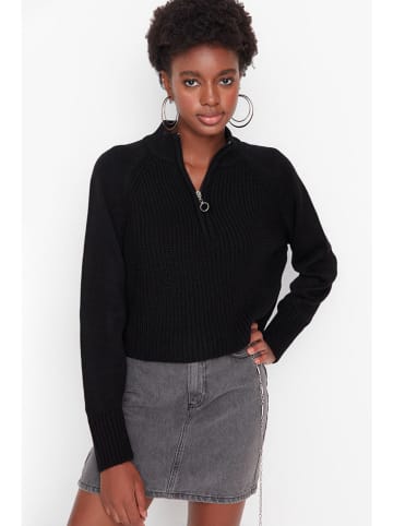 trendyol Sweter w kolorze czarnym
