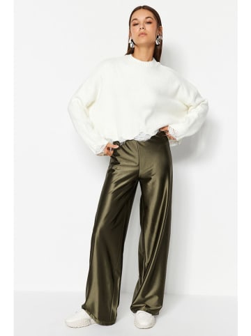 trendyol Spodnie w kolorze khaki