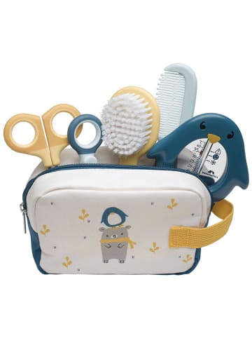 Bebeconfort Baby Hygieneartikel-Set in Weiß/ Dunkelblau