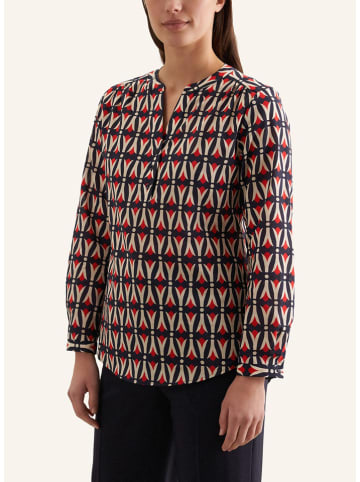 Seidensticker Bluse in Schwarz/ Rot/ Beige