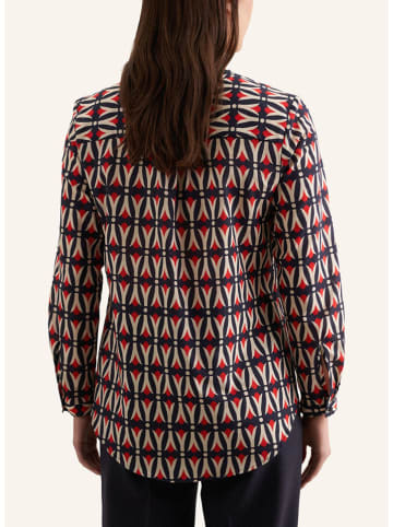 Seidensticker Bluse in Schwarz/ Rot/ Beige