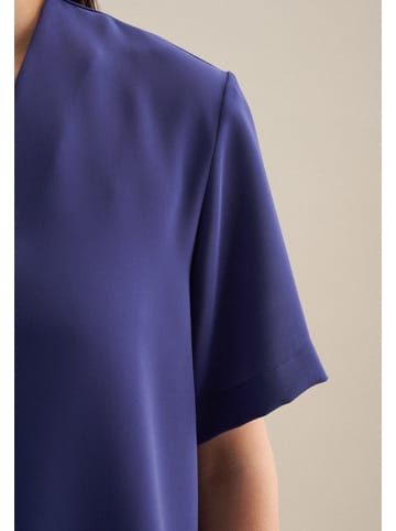 Seidensticker Bluse in Dunkelblau