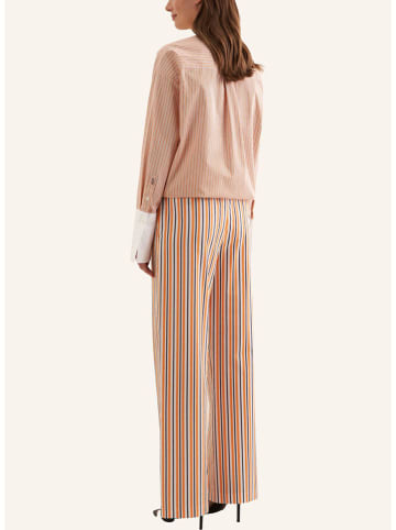 Seidensticker Broek oranje/wit/donkerblauw