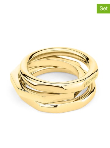 Liebeskind 3er-Set: Ringe in Gold
