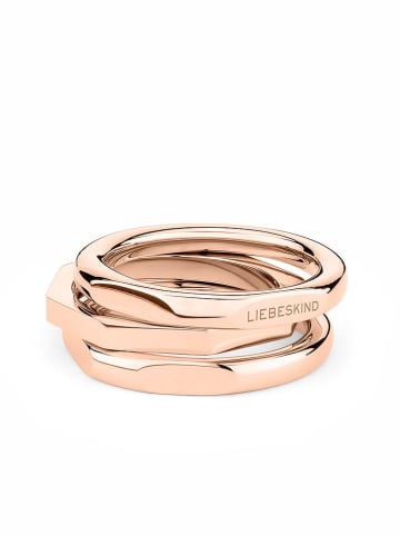 Liebeskind 3er-Set: Ringe in Roségold