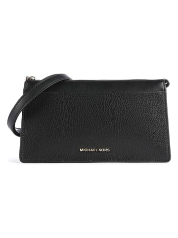 Michael Kors Leren schoudertas zwart - (B)23 x (H)13 x (D)6 cm