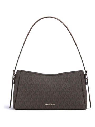 Michael Kors Leder-Schultertasche in Dunkelbraun - (B)27 x (H)15 x (T)9 cm