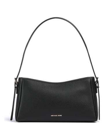 Michael Kors Leder-Schultertasche in Schwarz - (B)27 x (H)15 x (T)9 cm