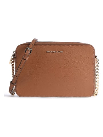 Michael Kors Leren schoudertas camel - (B)24 x (H)16 x (D)5 cm