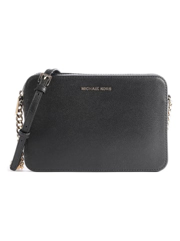 Michael Kors Leren schoudertas zwart - (B)24 x (H)16 x (D)5 cm