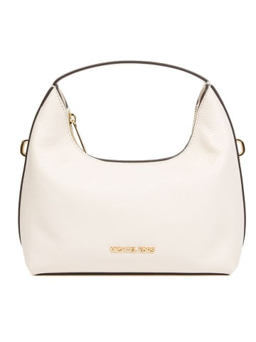 Michael Kors Skórzana torebka w kolorze kremowym - 23 x 20 x 11,5 cm