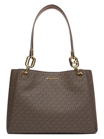 Michael Kors Schultertasche in Dunkelbraun - (B)35 x (H)26 x (T)14 cm