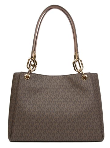 Michael Kors Schultertasche in Dunkelbraun - (B)35 x (H)26 x (T)14 cm