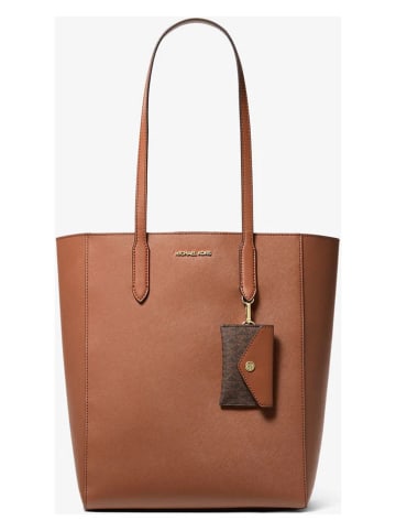 Michael Kors Leren shopper camel - (B)40 x (H)37 x (D)13 cm