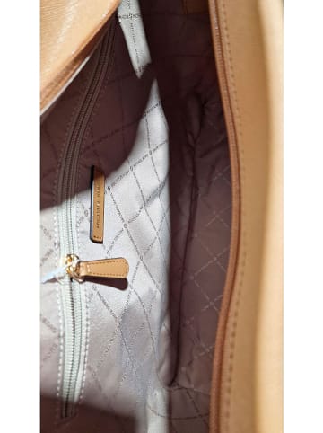 Michael Kors Leren handtas lichtbruin - (B)30 x (H)22 x (D)9 cm