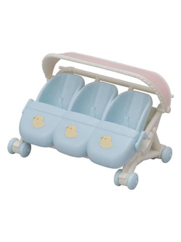 Sylvanian Families Akcesoria dla lalek "Triple stroller" - 3+