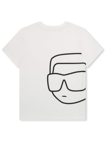 Karl Lagerfeld Kids Koszulka w kolorze białym