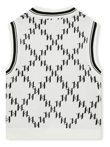 Karl Lagerfeld Kids Spencer wit/zwart