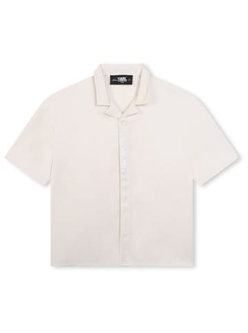 Karl Lagerfeld Kids Hemd in Creme