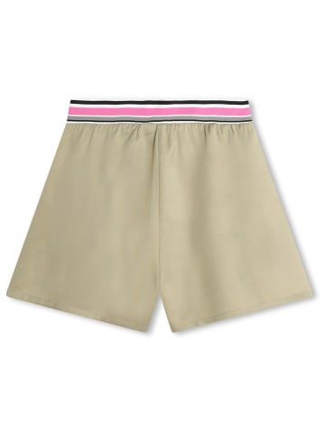 Karl Lagerfeld Kids Shorts in Khaki/ Rosa