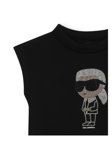 Karl Lagerfeld Kids Kleid in Schwarz